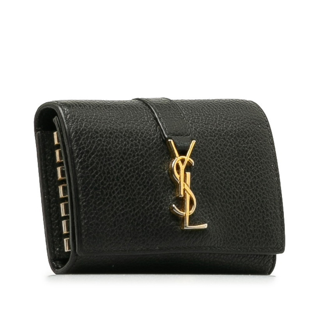 Saint Laurent Ysl Cassandra Key Case 6 Rows Black - image 3